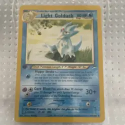 Pokemon Light Golduck 1st Edition Uncommon 80 HP 47/105 Neo Destiny - Image 1