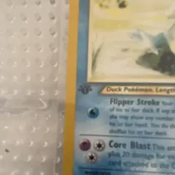 Pokemon Light Golduck 1st Edition Uncommon 80 HP 47/105 Neo Destiny - Image 5
