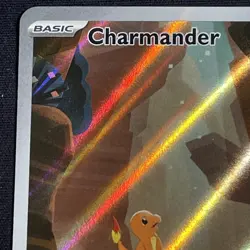 Pokemon Charmander 168/165 Sv: Scarlet & Violet 151 Illustration Rare NM - Image 3