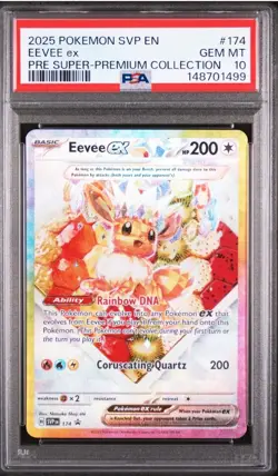 Pokemon Prismatic SPC Eevee Ex #174 Promo PSA 10 Gem Mint - Image 1