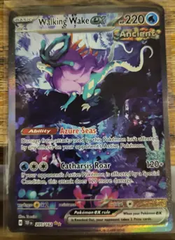 Walking Wake ex 205/162 SIR Pokemon Temporal Forces Lightly Played Clean Front - Image 1