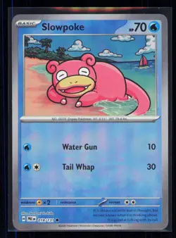 Pokemon Prismatic Evolutions Slowpoke (Poke Ball Pattern) 018/131 Holo Holo NM - Image 1