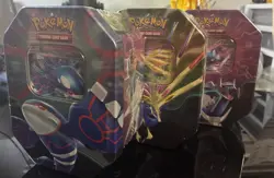 BRAND NEW-Pokemon TCG: Azure Legends Tin Dialga Xerneas Kyogre ex Sealed Tin Lot - Image 3