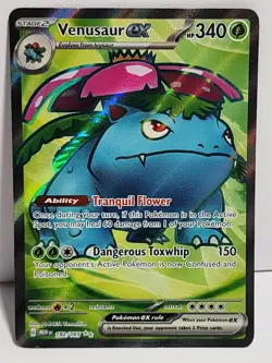 Pokemon Venusaur ex 182/165 Ultra Rare Scarlet & Violet 151 TCG Holofoil - Image 2