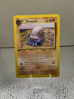 Pokemon Neo Discovery - Omanyte - 60/75 - Common - 1st Edition Stamp - Image 1