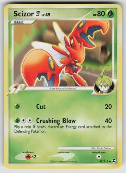 Scizor E4 48/111 Uncommon Rising Rivals Pokemon Lightly Played - Image 1