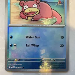Slowpoke (Master Ball Pattern) 018/131 Prismatic Evolutions Pokemon Holo NM - Image 2