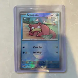 Slowpoke (Master Ball Pattern) 018/131 Prismatic Evolutions Pokemon Holo NM - Image 4