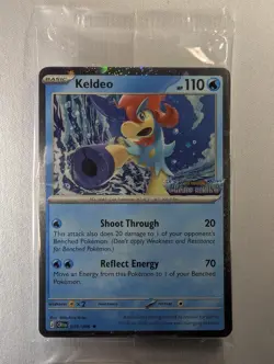 Keldeo 019/086 Rare ME04: Chaos Rising SEALED STAMPED PROMO NM - Image 1