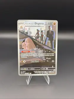 Team Rocket's Dugtrio 239/217 Illustration Rare Pokemon - Mega E Ascended Heroes - Image 1