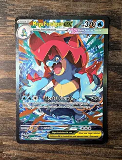 Pokemon Mega Feraligatr ex 274/217 Full Art Secret Rare Ascendant NM - Image 1