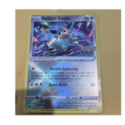 Pokemon Radiant Eevee Promo Holo SWSH230 Pokemon GO 2022 Sword & Shield - Image 1