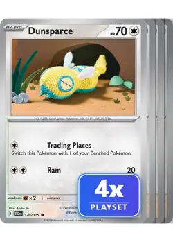4x Dunsparce 120/159 Common Journey Together Near Mint Playset Asako Ito - Image 1