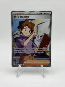 Pokemon TCG Bill's Transfer 194/165 Full Art Ultra Rare Holo English - Image 1