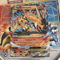 Pokemon TCG Mega Charizard EX (Y) 13/106 Flashfire Holo Ultra Rare 2014 LP/MP - Image 1