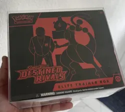 Pokemon TCG Destined Rivals Elite Trainer Box New & Sealed With PROTECTIVE CASE - Image 1