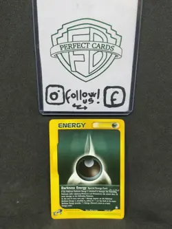 POKEMON AQUAPOLIS DARKNESS ENERGY RARA NONHOLO 142/147 NM- ENG - Image 1