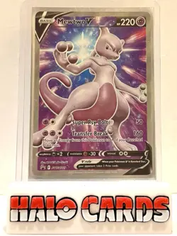 PACK FRESH Mewtwo V SWSH229 Black Star Promo Full Art UR Holo Pokemon TCG Q - Image 1