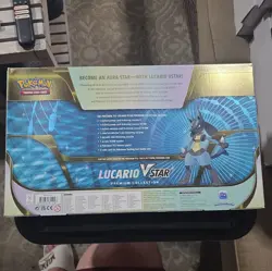 Pokemon LUCARIO VSTAR Premium Collection [Fusion Strike/Brilliant Stars] Sealed - Image 2