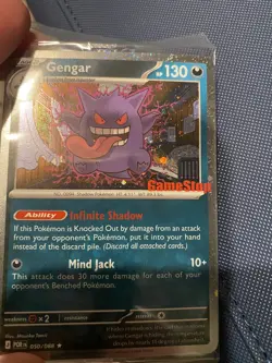 Pokemon Gengar GameStop Exclusive Promo Holo 050/088 SEALED - Swirl 🌀 - Image 4