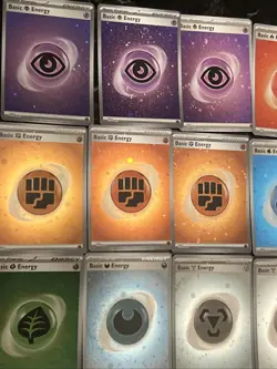 Pokemon TCG 151 Holo Energy Lot x17 With Multiple Swirls - Image 2