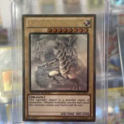 Yu-Gi-Oh! Blue-Eyes White Dragon GLD5-EN001 Ghost/Gold Foil LE 3000/2500 NM - Image 1