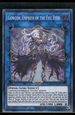 Gorgon, Empress of the Evil Eyed CHIM-EN048 Super Rare Chaos Impact Yu-Gi-Oh NM - Image 1