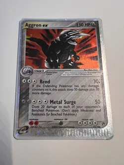 Aggron ex - 95/100 - Pokemon Ex Sandstorm Ultra Rare MP - Image 1