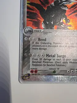 Aggron ex - 95/100 - Pokemon Ex Sandstorm Ultra Rare MP - Image 3