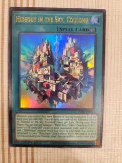 Hideout in the Sky, Coulomb - CORI-EN050 - Ultra Rare YuGiOh - Image 1