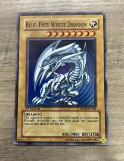 Yu-Gi-Oh! Blue-Eyes White Dragon Kaiba 1st Edition Super Rare DPKB-EN001 - Image 1