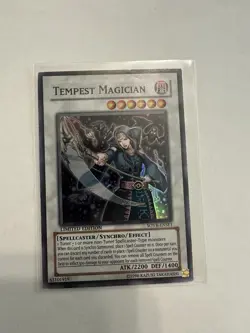 Yugioh Tempest Magician SOVR-ENSE1 Super Rare Limited Edition MP - Image 1