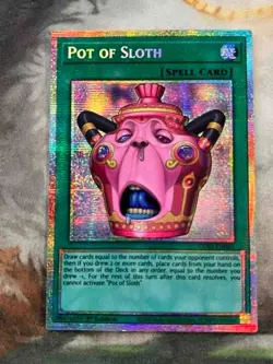 Pot of Sloth (LP) - CORI-EN061 - Starlight Rare YuGiOh - Image 1