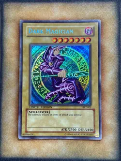 Yugioh Dark Magician BPT-001 Secret Rare Limited Edition Promo MP - Image 1