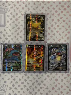 No Reserve! Pokemon Charizard XY121,Blastoise XY122,Venusaur XY123,Pikachu XY124 - Image 1