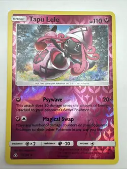 Pokemon TCG Tapu Lele Reverse Holo 94/156 Ultra Prism - Image 1