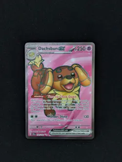 Dachsbun EX 160/142 Stellar Crown Ultra Rare Pokemon NM - Image 1