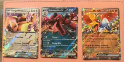 Pokemon TCG Kangaskhan ex/Krookodile ex/Ethan's Ho-Oh ex Lot (3) Holo EN - Image 1