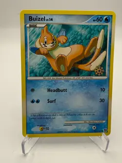Pokemon - Buizel - 61/106 - Countdown Calendar Promo Snowflake Stamp - LP - Image 1