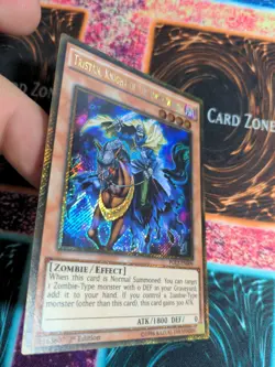 Yu-Gi-Oh! Tristan, Knight of the Underworld PGL2-EN009 1st Ed Gold Secret NM a1/ - Image 2