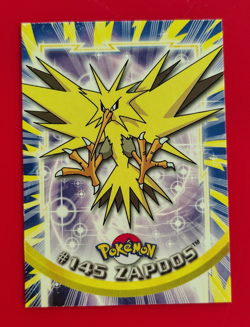 Topps TV Animation Edition Zapdos #145 Electric Pokemon Card English 2000 - Image 1