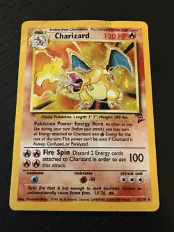 Pokemon Card - Charizard 4/130 Base Set 2 Stage 2 Holo Rare - Image 2