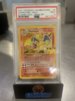2021 Pokemon Celebrations Classic collection Charizard #4 PSA 9🔥 - Image 1