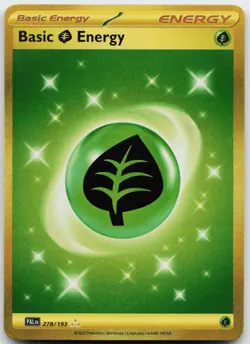 Basic Grass Energy 278/193 Hyper Rare Paldea Evolved Pokemon Holo Near Mint - Image 1
