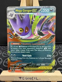 Mega Gengar Ex 56/94 - Pokemon TCG Mega Evolution Phantasmal Flames - EN / NM - Image 1