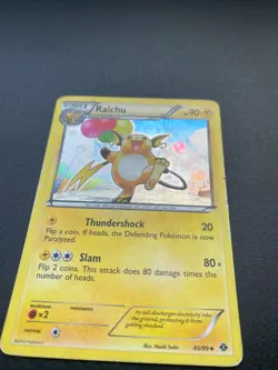 Raichu 40/99 Cosmos Holo - B&W Next Destinies 2012 - Pokemon TCG Card MP/LP - Image 2