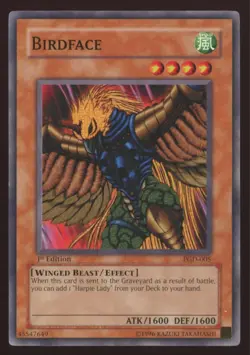Yu-Gi-Oh! Birdface #PGD-005 1st Edition - Image 1