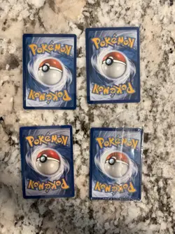 Pokemon TCG Pikachu Lot of 4 Near Mint English Cards Regular - Image 2