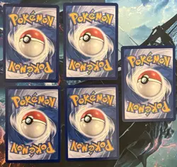 Pokemon Glaceon and Eevee Masterball Holo 5 Card Lot Chinese Near Mint - Image 2