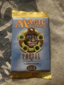 Magic the Gathering Portal Second Age 15 Card Booster Pack New Factory SEALED - Image 1